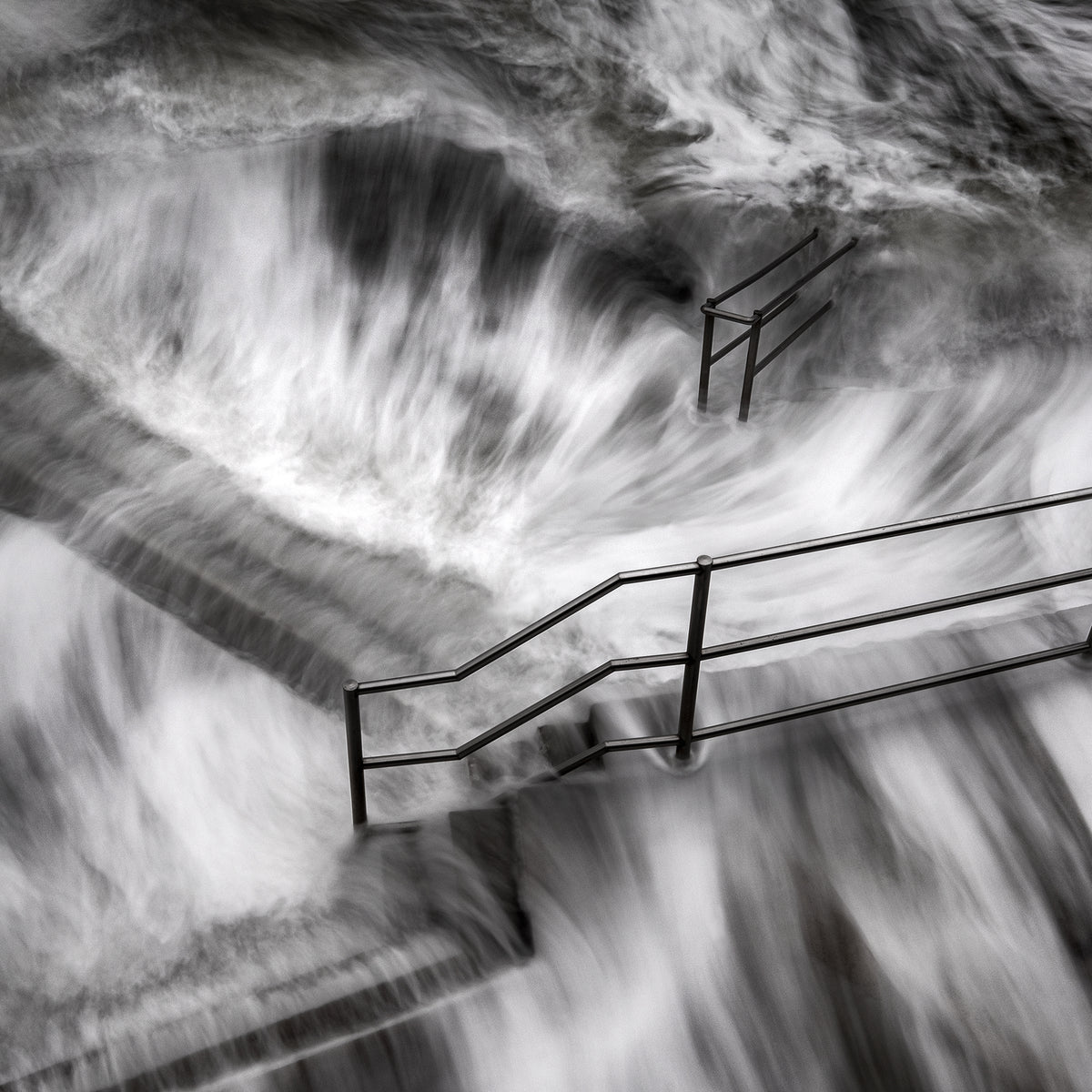Stairway to the Surge | 波濤への階段 — Aluminium Print