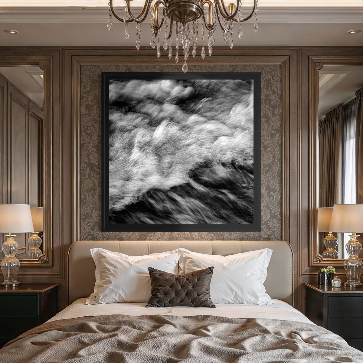 Liquid Mercury | 水銀の波 — Aluminium Print