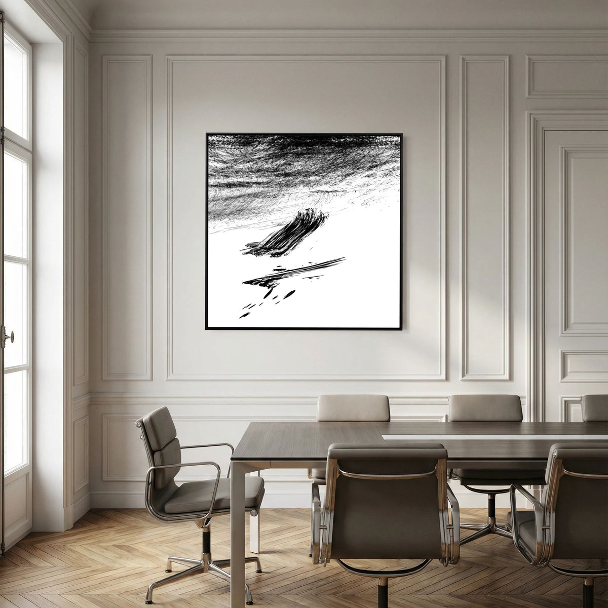 Ocean Wave Calligraphy I