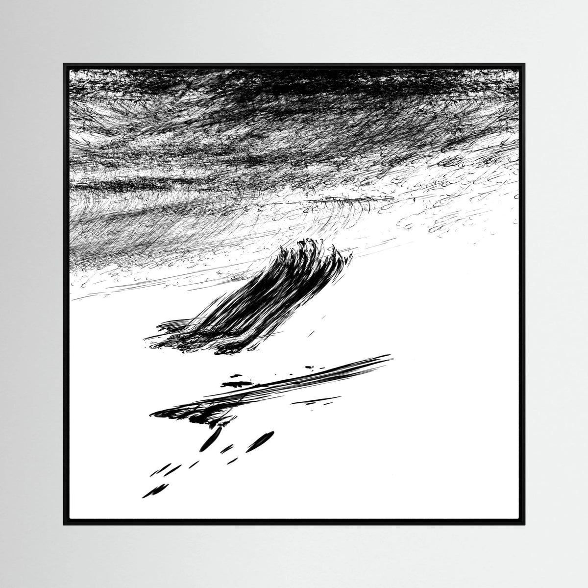 Ocean Wave Calligraphy I