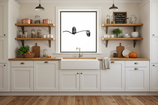 Your acorns in rustic farmhouse kitchen